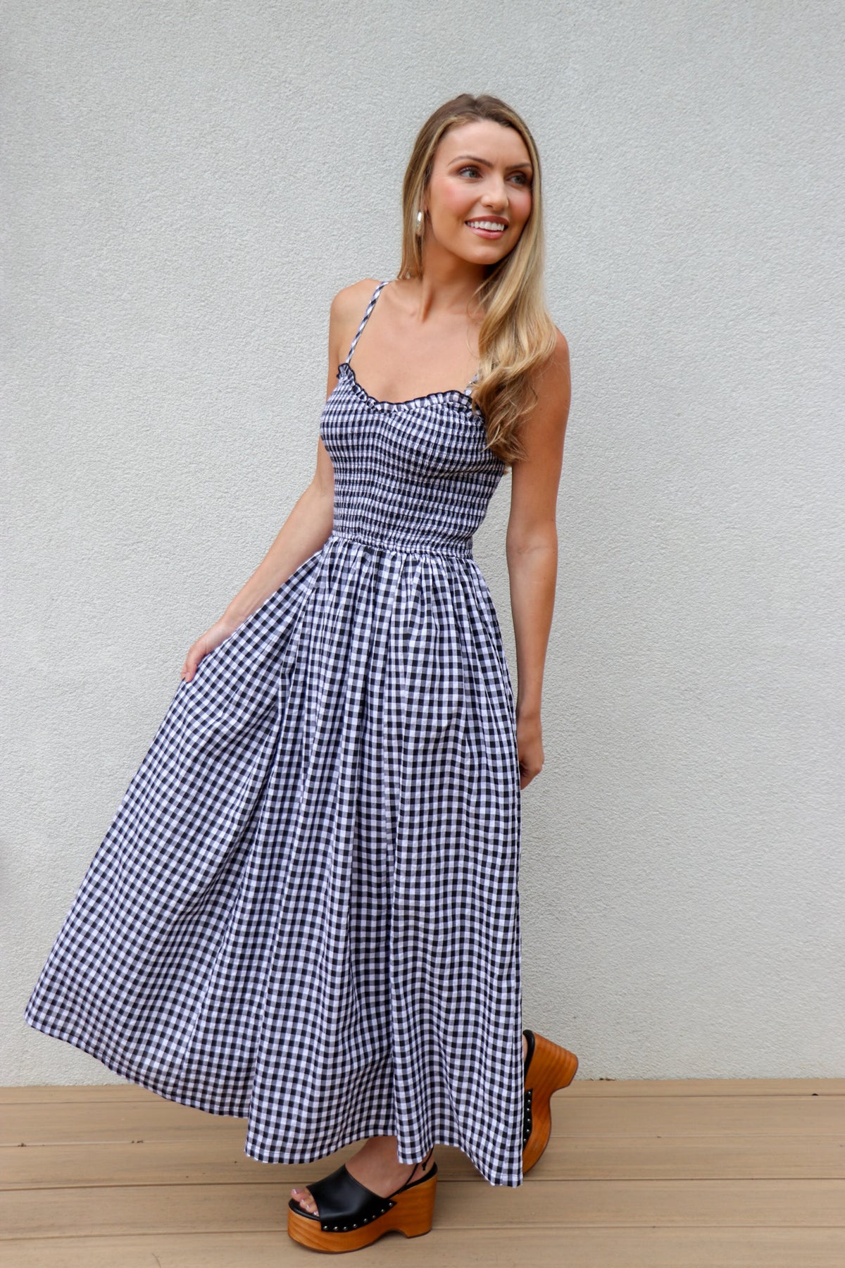 Gingham Midi Dress Gingham Midi Dress