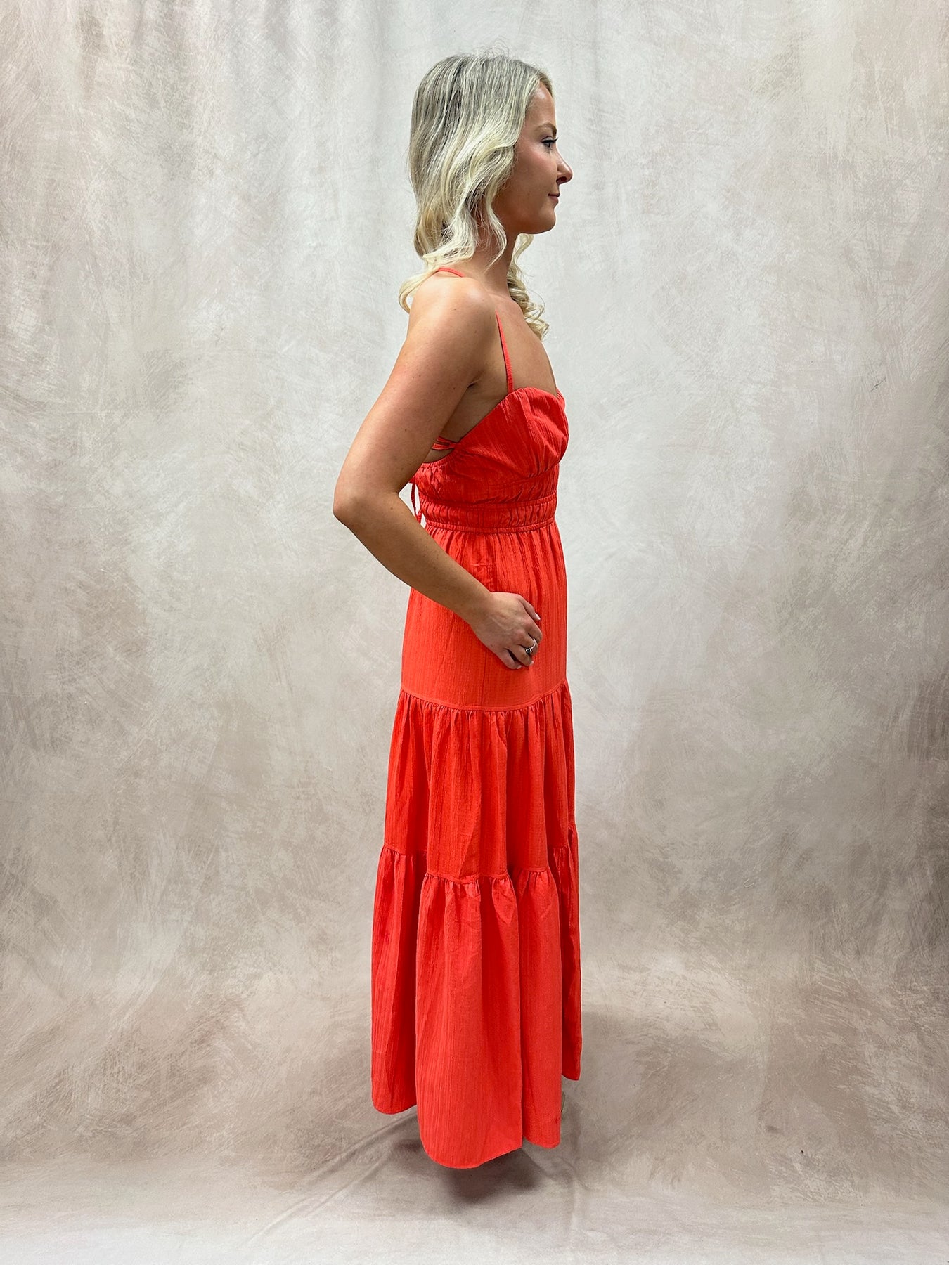 tie back maxi dress Tie Back Maxi Dress – Stile by Per Lei